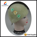 DSC0093 lingshang Fashion Design crochet beret chapeaux pour les filles à bas prix